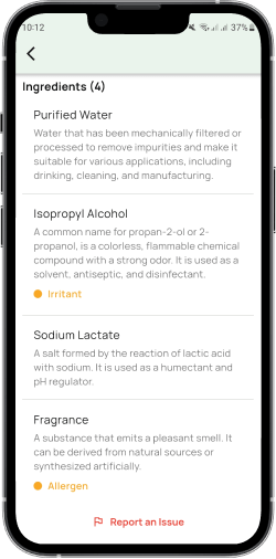 Product tracking dashboard